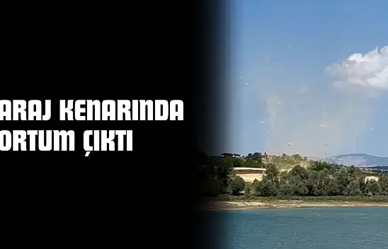 Kastamonu'da Baraj Kenarında Hortum Çıktı