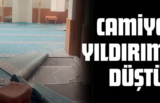 Kastamonu'da Camiye Yıldırım Düştü