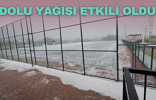 Kastamonu'da Dolu Yağışı Etkili Oldu