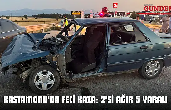 Kastamonu'da Feci Kaza: 2'si Ağır 5 Yaralı