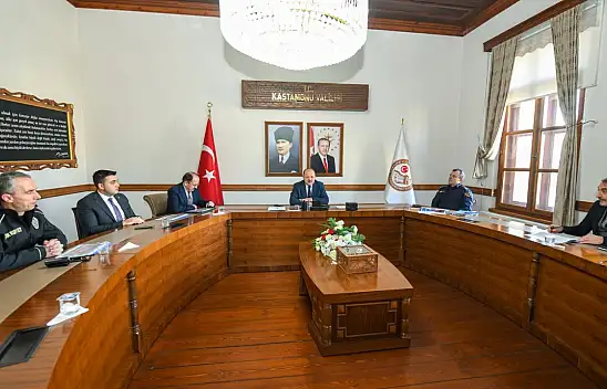Kastamonu'da Güvenlik ve Asayiş Koordinasyon Toplantısı Yapıldı