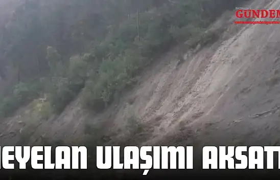 Kastamonu'da Heyelan Ulaşımı Aksattı