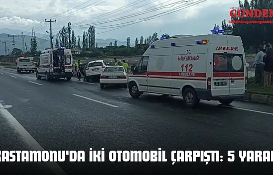 Kastamonu'da İki Otomobil Çarpıştı: 5 Yaralı