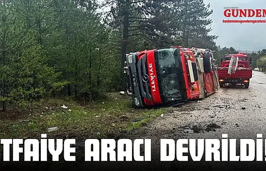 Kastamonu'da İtfaiye Aracı Devrildi: 3 Yaralı