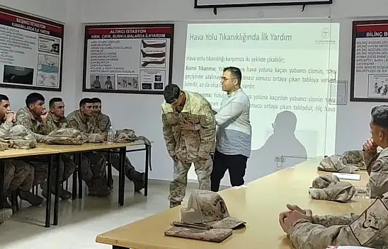 Kastamonu'da Jandarma Personeline İlk Yardım Eğitimi