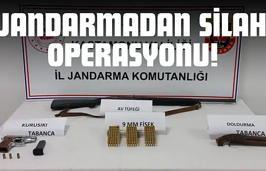 Kastamonu'da Jandarmadan Silah Operasyonu!