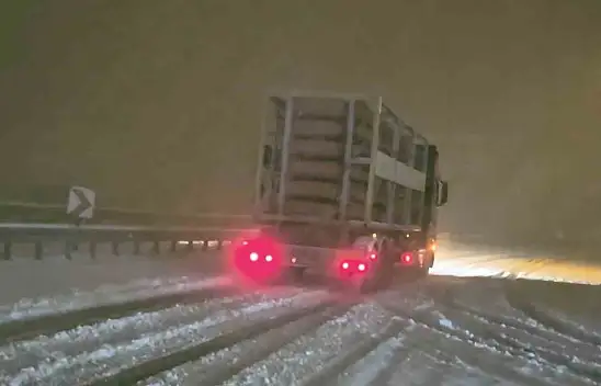 Kastamonu'da Kar yağışı Etkisini Sürdürüyor