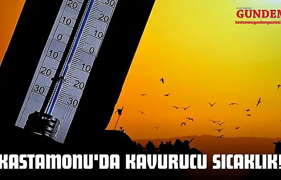 Kastamonu'da Kavurucu Sıcaklık!