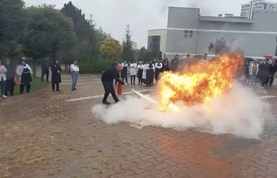 Kastamonu'da Kız Öğrenci Yurdunda Yangın Tatbikatı Gerçekleştirildi