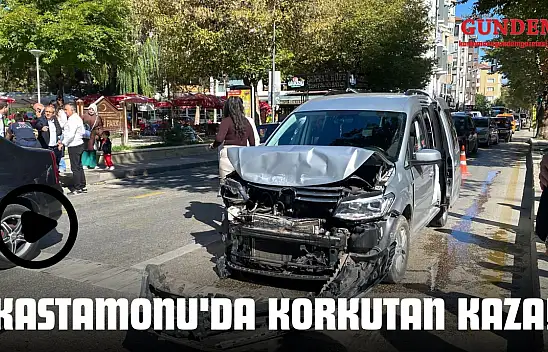 Kastamonu'da Korkutan Kaza!