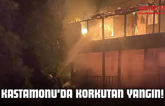 Kastamonu'da Korkutan Yangın!