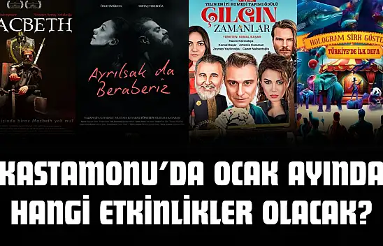 Kastamonu'da Ocak Ayında Hangi Etkinlikler Olacak?