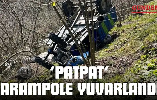 Kastamonu'da 'Patpat' Şarampole Yuvarlandı: 2 Yaralı