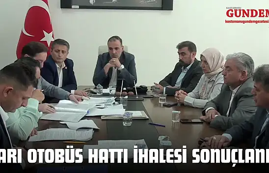 Kastamonu'da Sarı Otobüs Hattı İhalesi Sonuçlandı