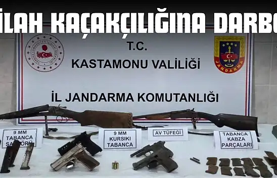 Kastamonu'da Silah Kaçakçılığına Darbe!