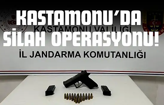 Kastamonu'da Silah Operasyonu!
