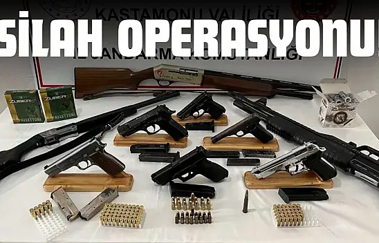 Kastamonu'da Silah Operasyonu!