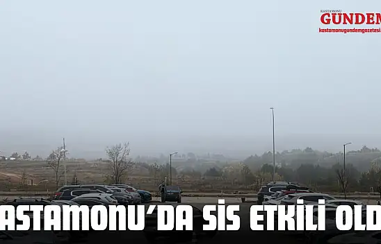 Kastamonu'da Sis Etkili Oldu