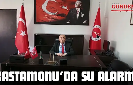 Kastamonu'da Su Alarmı