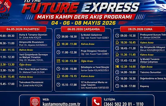Kastamonu'da 'To The Future Express' Mayıs Kampı Başlıyor