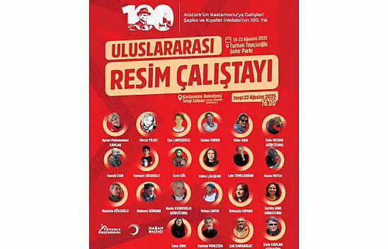 Kastamonu'da Uluslararası Resim Çalıştayı Başlıyor