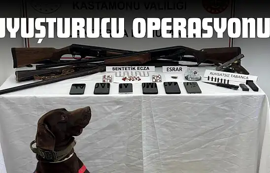 Kastamonu'da Uyuşturucu Operasyonu!