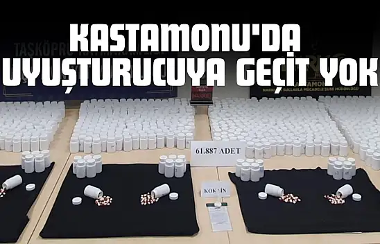 Kastamonu'da Uyuşturucuya Geçit Yok