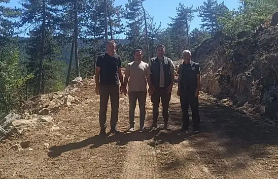 Kastamonu'da Yeni Orman Yolu Çalışmaları İncelendi