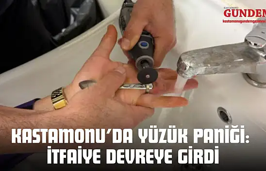 Kastamonu'da Yüzük Paniği: İtfaiye Devreye Girdi