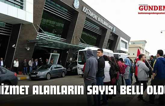 Kastamonu'dan Hizmet Alanların Sayısı Belli Oldu