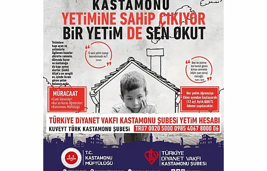 Kastamonu Müftülüğünden Yetim Çocuklara Bayram Desteği