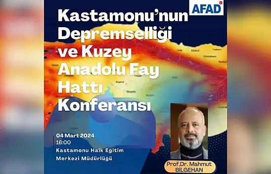 Kastamonu'nun Depremselliği Konuşulacak 