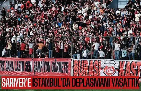 Kastamonu taraftarı Sarıyerspor'a kendi evinde deplasmanı yaşattı