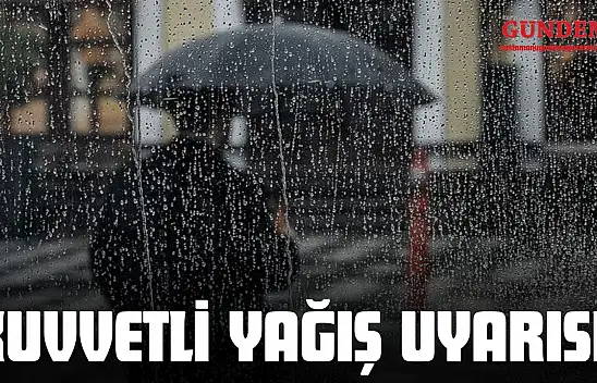 Kastamonu'ya Kuvvetli Yağış Uyarısı!