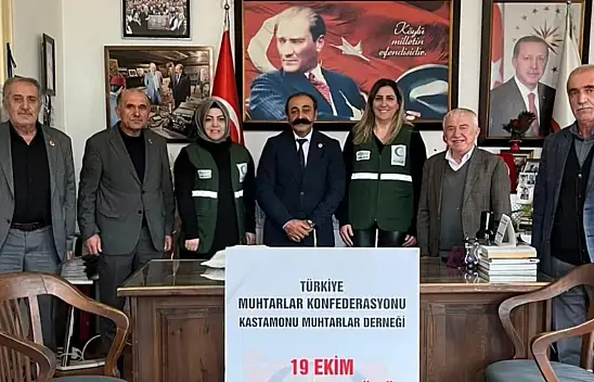 Kastamonu Yeşilay'dan Muhtarlar Günü Ziyareti