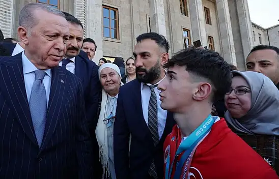 Kastamonulu Sporcu Göksu Cumhurbaşkanı Erdoğan'la Görüştü