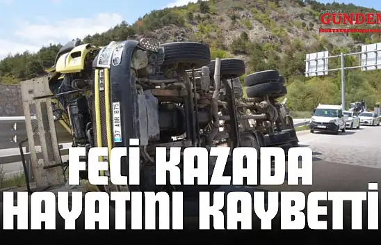 Kastamonulu Tır Şoförü Feci Kazada Hayatını Kaybetti