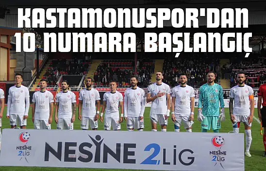 Kastamonuspor'dan 10 Numara Başlangıç