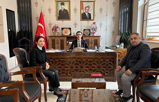 Kaymakam Hasan Çakır Misafirlerini Ağırladı