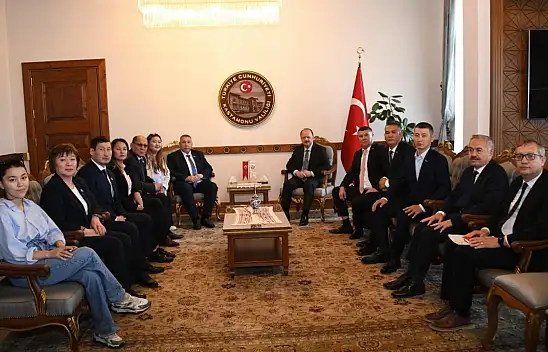 Kazakistan Heyeti'nden Vali Dallı'ya Ziyaret 