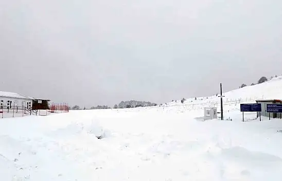 Keltepe Kayak Merkezinde Kar Kalınlığı 50 Santimetreyi Buldu