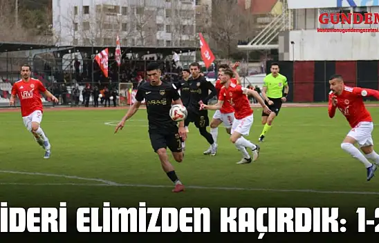 Lideri Elimizden Kaçırdık: 1-2