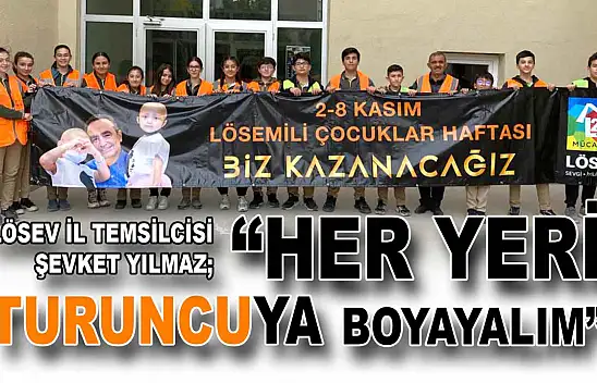 LÖSEV'den Turuncuya Boyayalım Çağrısı