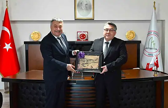 Bozkan'dan Rektör Özölçer'e iade-i ziyaret
