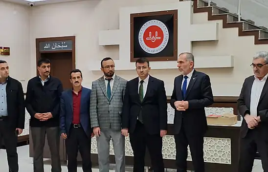 Müftü Derin, Personelin Bayramını Tebrik Etti