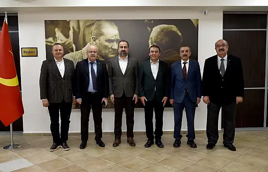 Oğuz Fındıkoğlu'ndan, Belediye Başkanı Hasan Baltacı'ya Ziyaret