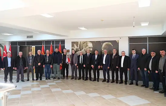 Özel Halk Otobüsçülerinden Belediye'ye Ziyaret