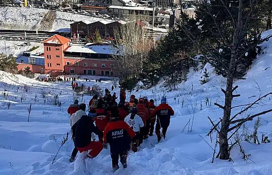 Palandöken Dağı'nda Sporcuların Üzerine Çığ Düştü