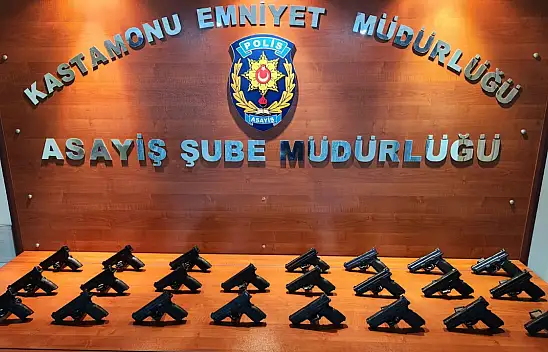 Ruhsatsız Tabancalar Ele Geçirildi