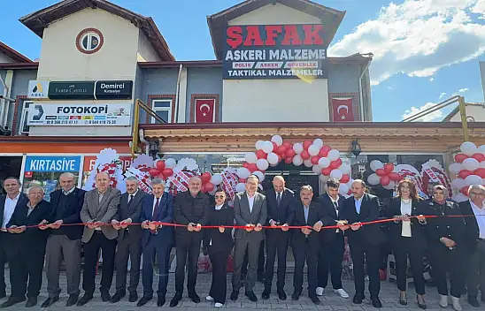 Şafak Askeri Malzemeler Yeni Şubesini Açtı